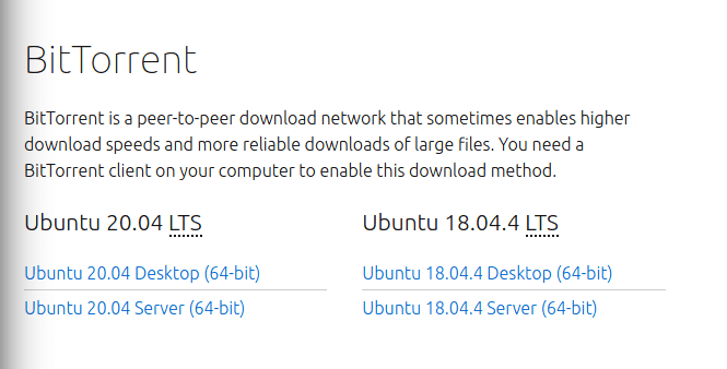 Téléchargement de ubuntu par Torrent
