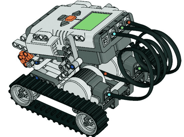 robot chenillard